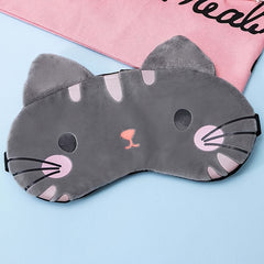 Cartoon Printed Eye Mask for Sleeping Lightweight Blackout Blindfold