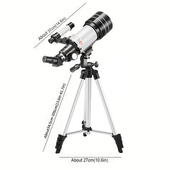 70mm High Power Telescope with Tripod Stand - Ideal for Stargazing Moon V