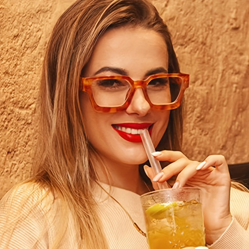 Square Sunglasses Casual Gradient Glasses for Summer Beach UV400