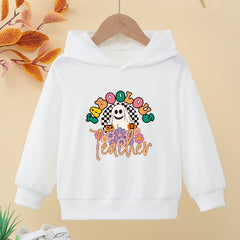 Teacher & Ghost Halloween Hoodie for Girls