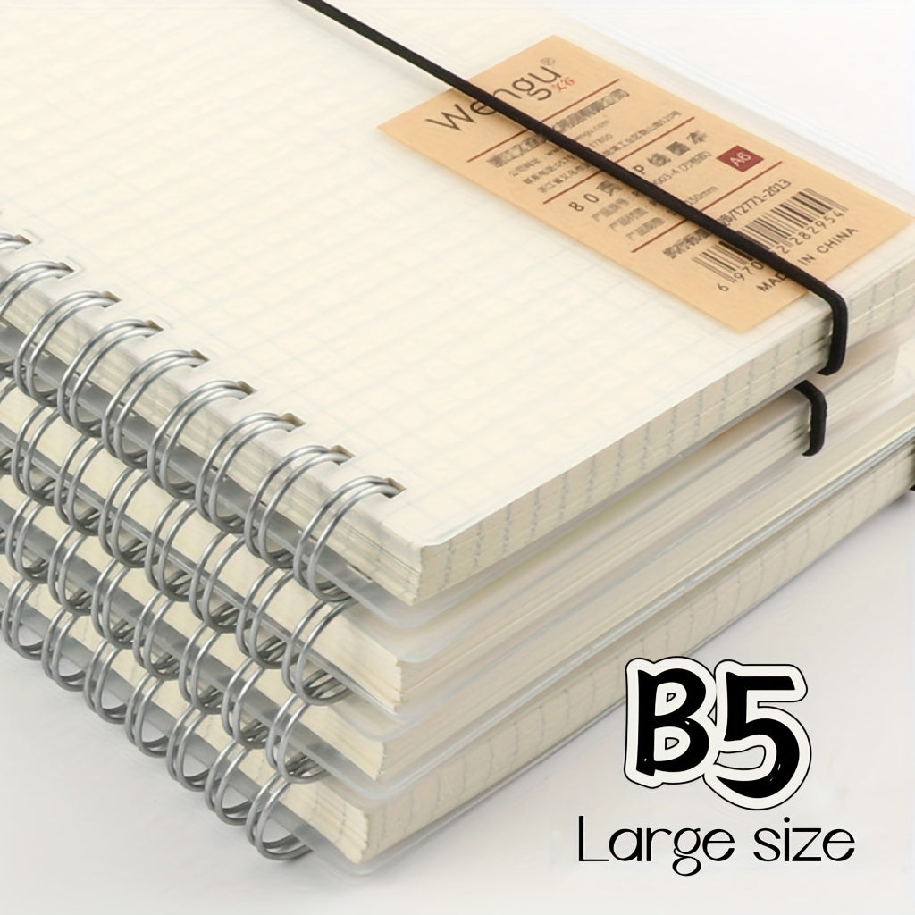 B5 Checkered Notebook for Students and Office Use