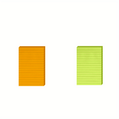 50 Sheets Large Square Sticky Notes, Bright Colors, Self Adhesive, 10x10cm