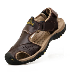 SENBURNY Men's Breathable Closed Toe Outdoor Sandals