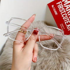 Jelly Square Clear Lens Light Blocking Glasses