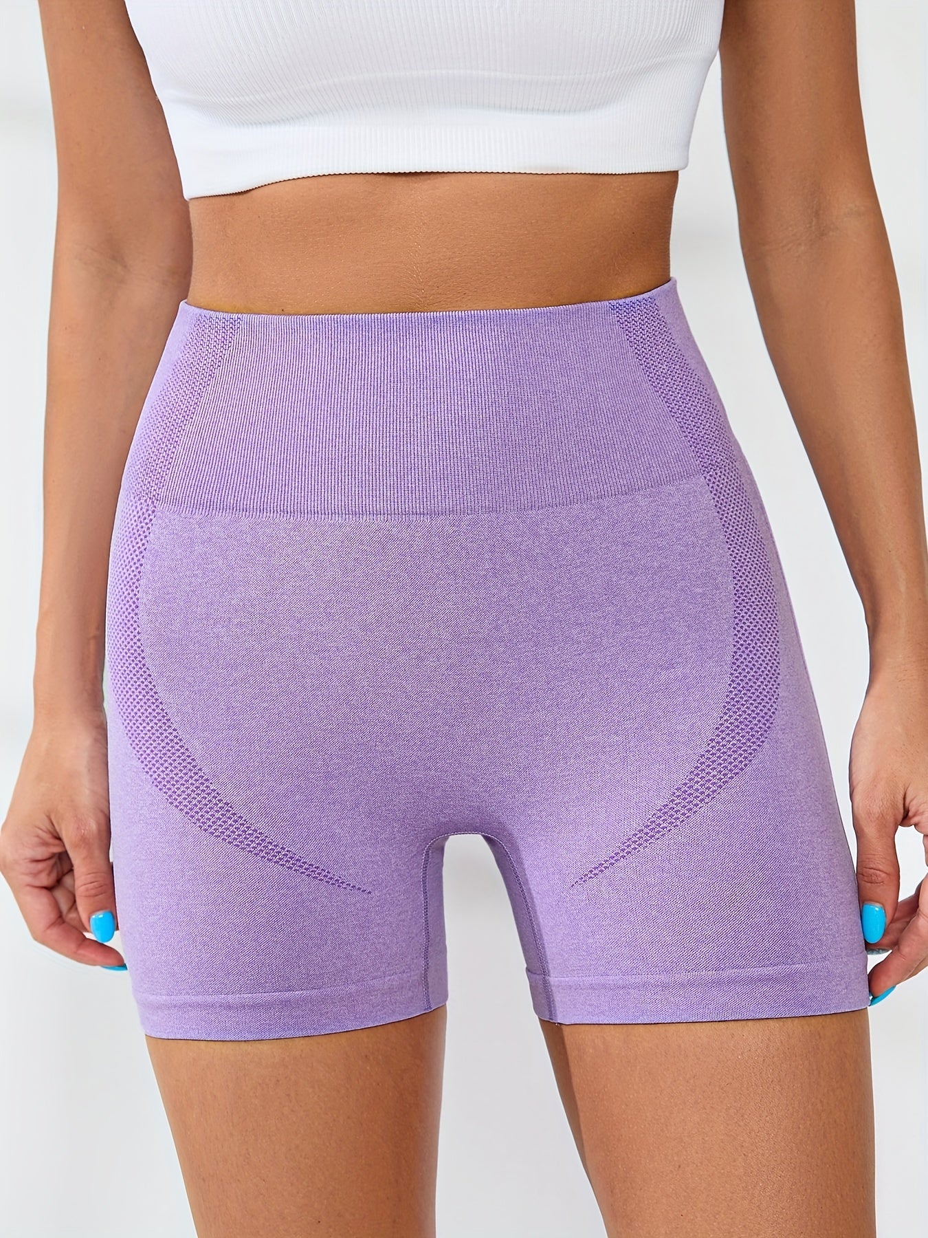 Women's High Waist Biker Shorts for Yoga and Workout