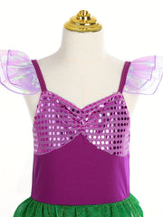 Toddler Mermaid Princess Costume Dress with Accessories