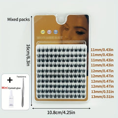 10 Rows Lazy Wild Devil False Eyelashes Set