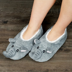 Elephant Slippers Plush Lined Shoes Comfort Indoor Home Slippers