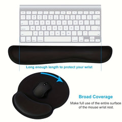 Ergonomic Mouse Pad Keyboard Tray Wristrest Comfortable Memory Foam Mouse Pad
