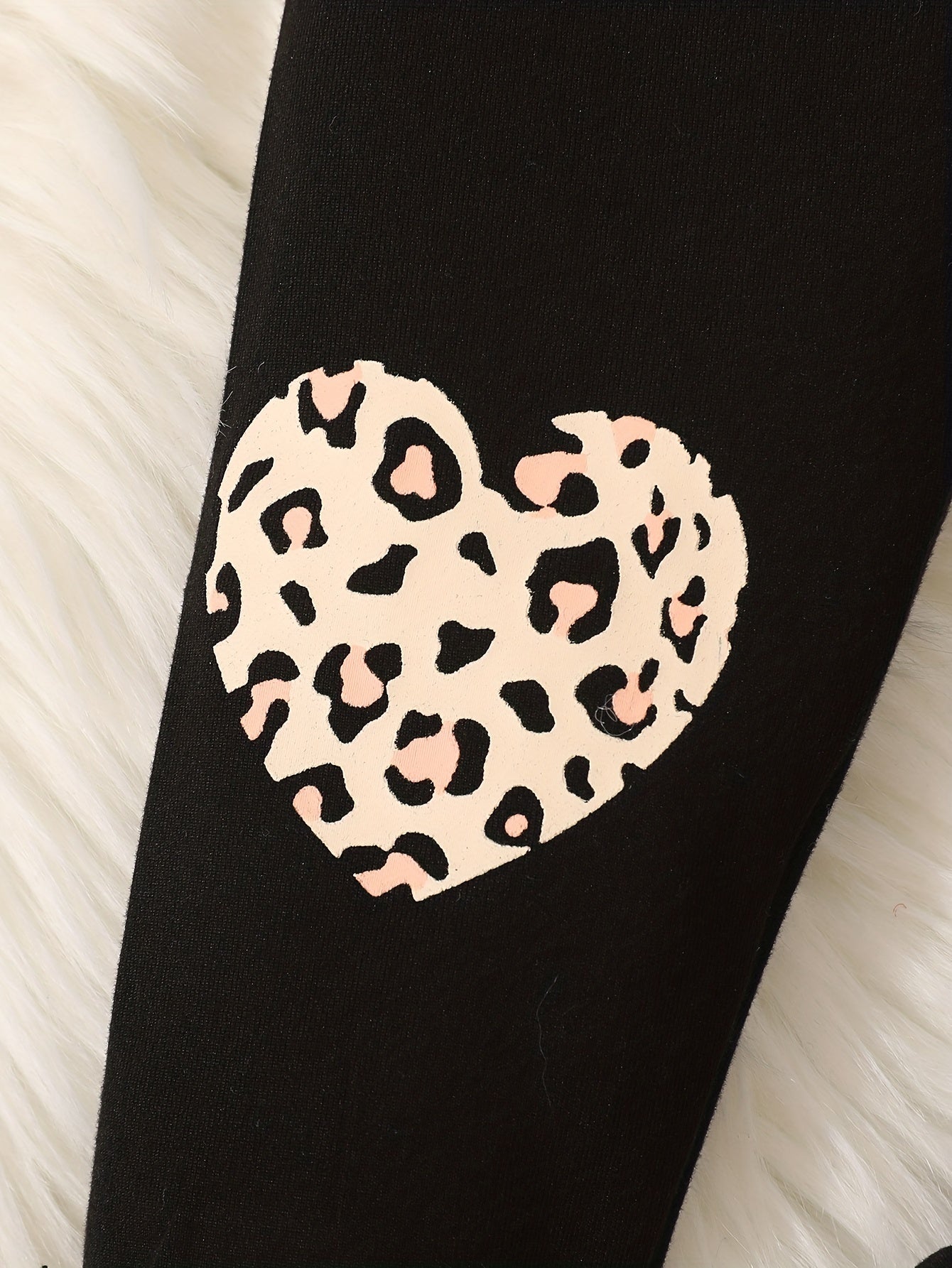 Toddler Baby Girl Leopard Sweatshirt and Pant Set