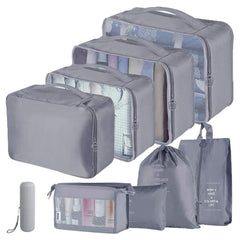 9 PCS Travel Luggage Bags Dustproof Clothes Bags