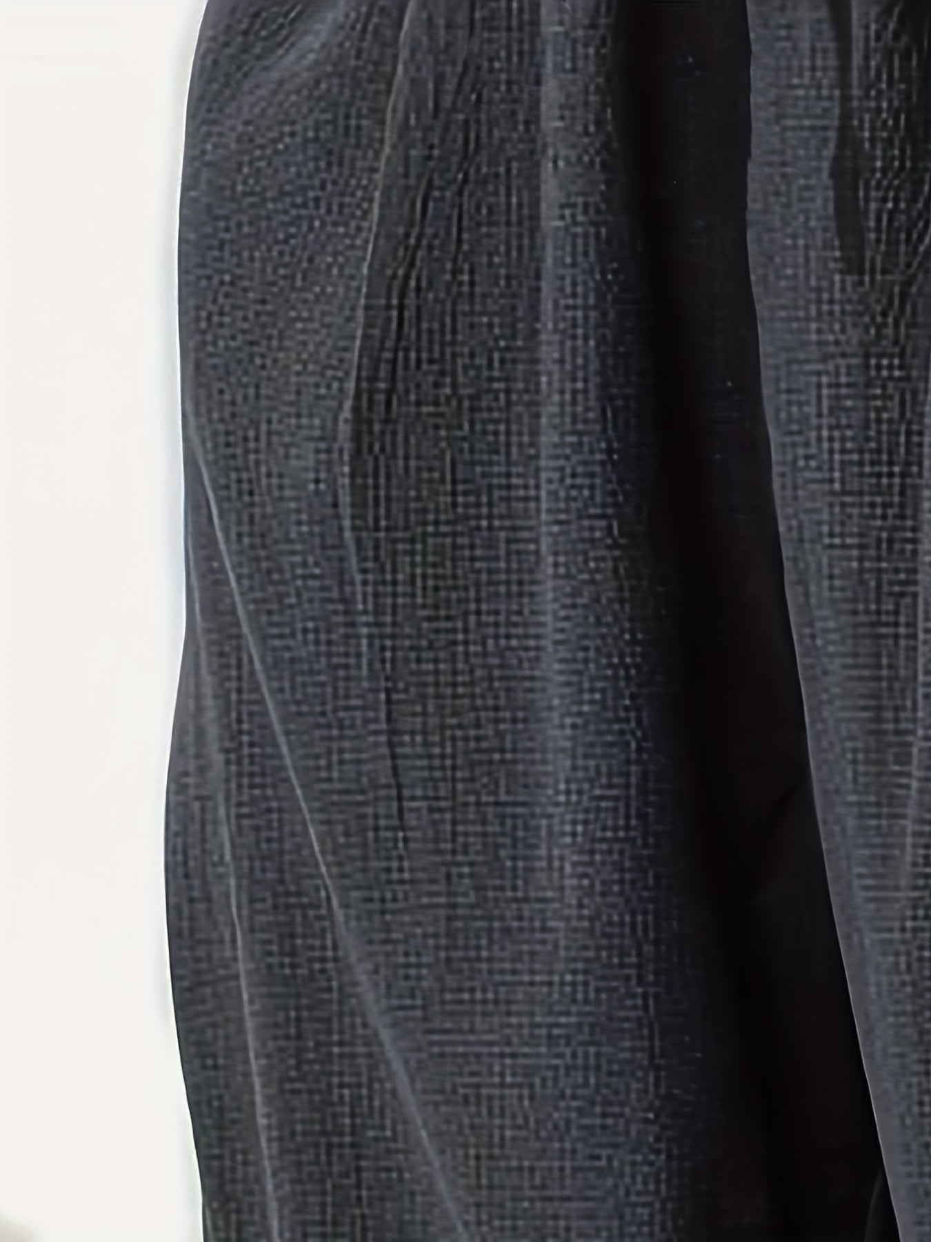 Men's Breathable Solid Shorts with Side Pockets - Drawstring Elastic Waist