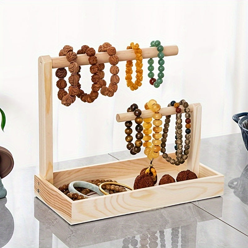 Wooden Jewelry Holder for Accessories - DIY Craft