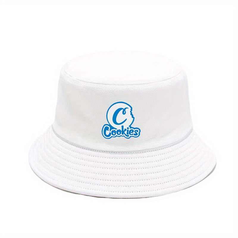 Cookies Printed Bucket Hat Hip Hop Funny Cap Unisex Fisherman Cap