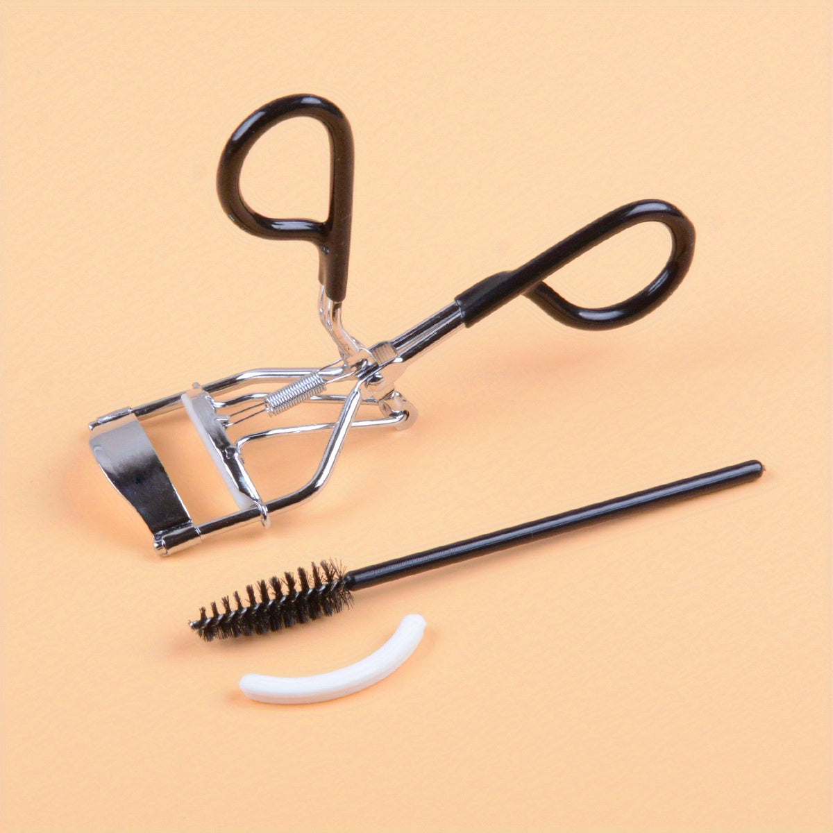 3pcs Wide Angle Lash Curler Set with Comb Pinch Pain - Stainless Steel