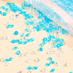 2000pcs 4mm Acrylic Diamond Rhinestone Table Decor For Kids