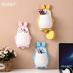 Punch Rabbit Shelf Makeup Tool Organizing Box Bathroom Kitchen Bedroom Study Sto