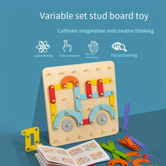 Montessori Letter Number Building Blocks Shape Matching Toys