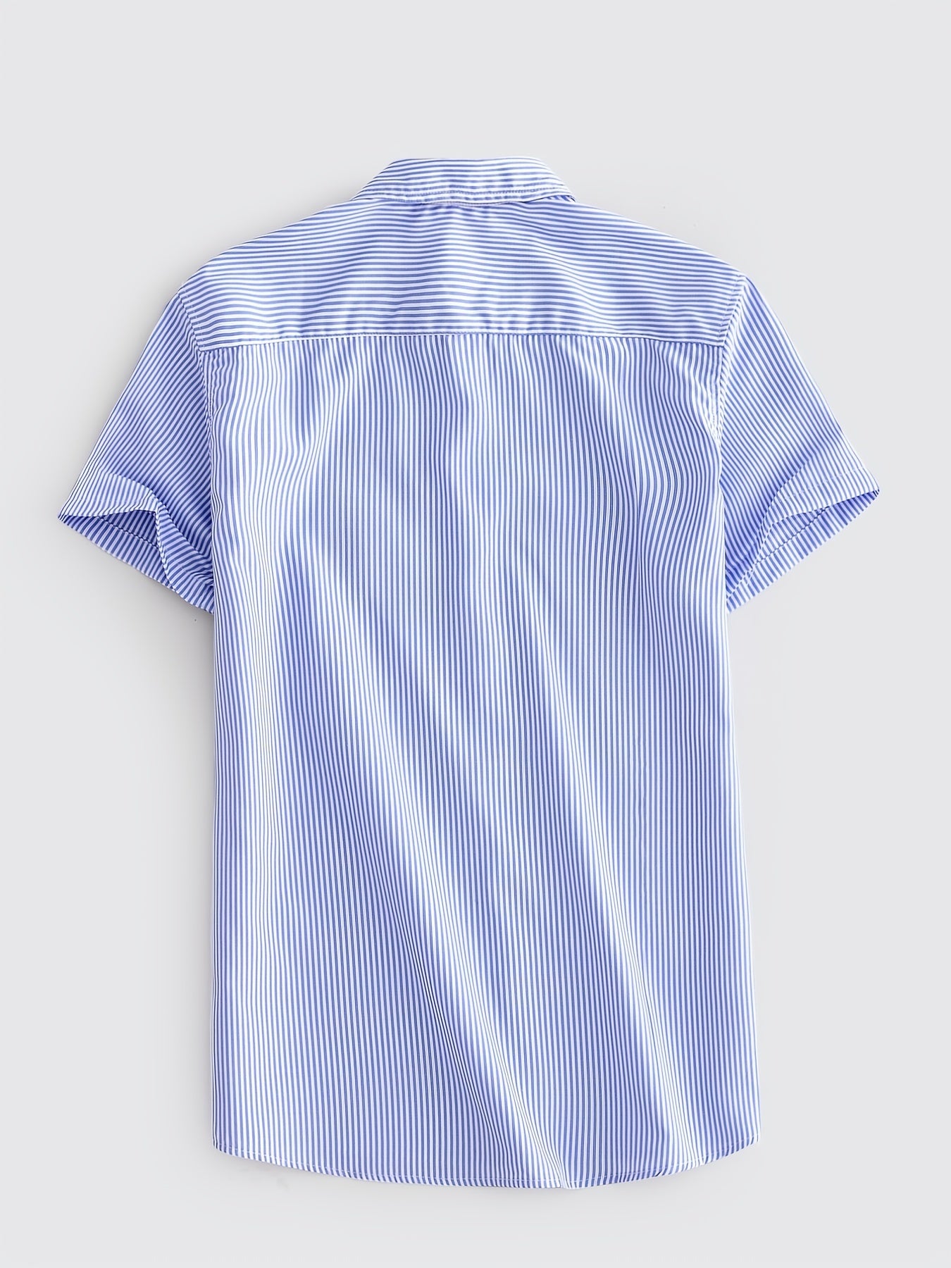 Men's Striped Short Sleeve Shirt