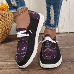 Women's Skate Shoes with Square Pattern Decoration
