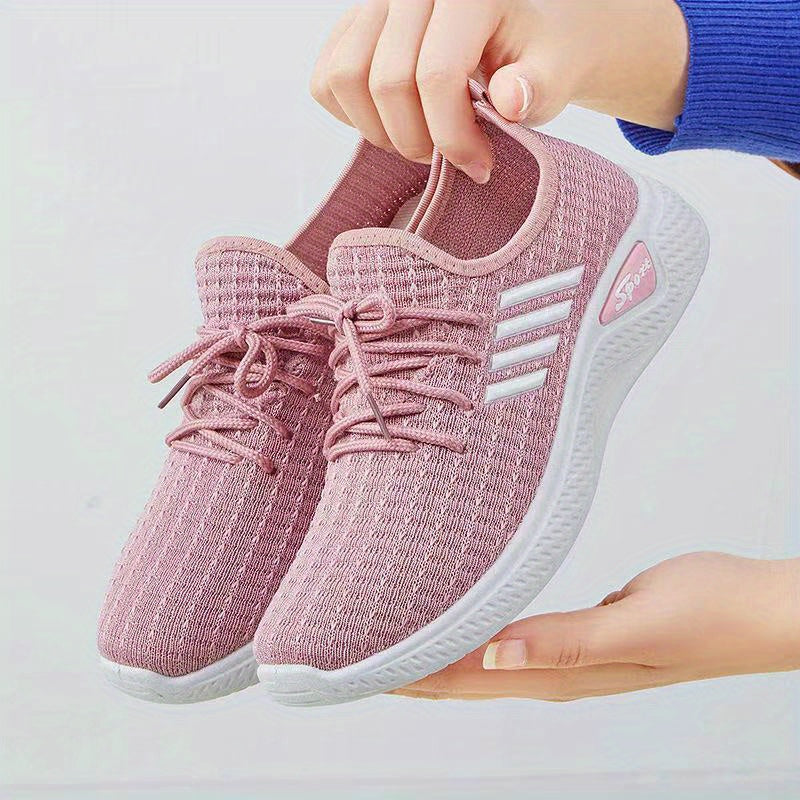 Women's Knit Sports Shoes Breathable Running Sneakers