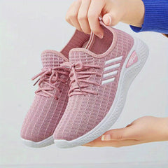Women's Knit Sports Shoes Breathable Running Sneakers