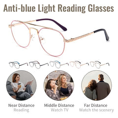 Stylish Aluminum Alloy Anti Light Glasses Frame
