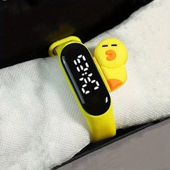 Children's Cartoon LED Watch Waterproof Kids Bracelet Sports Electronic