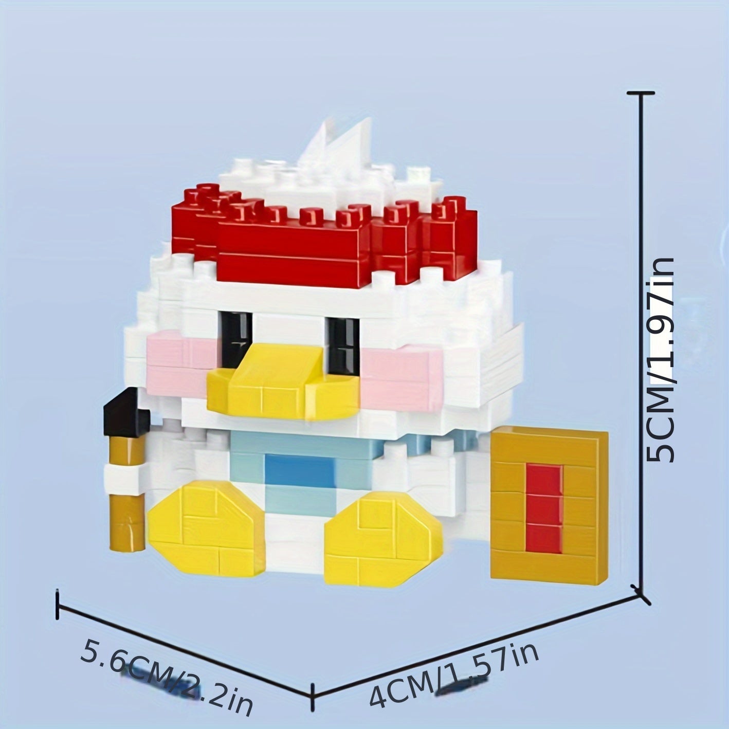 Duck Shape Micro Particle Building Blocks DIY Creative Gift