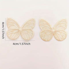 20pcs DIY Butterfly Gauze Fabric Halloween Decoration