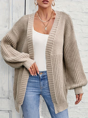 Casual Open Front Cardigan for Women
