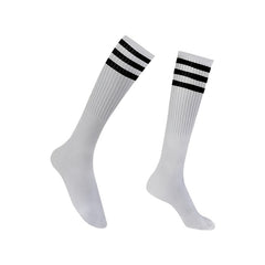 Casual Cotton Striped Stocking - Outdoor Sports Football Uniform Matching
