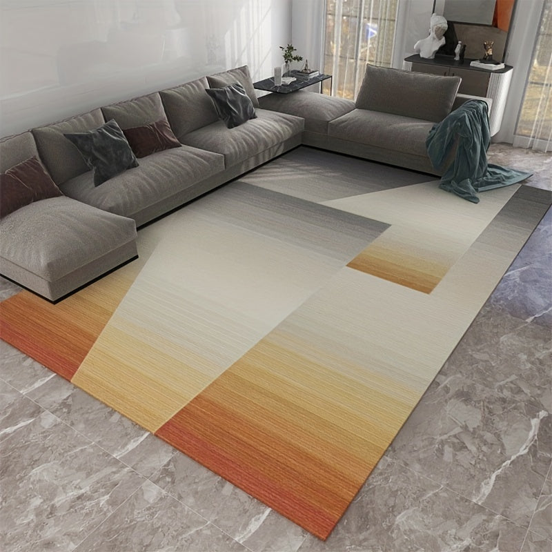 Modern Geometric Non-slip Living Room Carpet