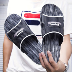 Men's Non Slip Slides Open Toe Shoes Indoor Outdoor Beach Shower