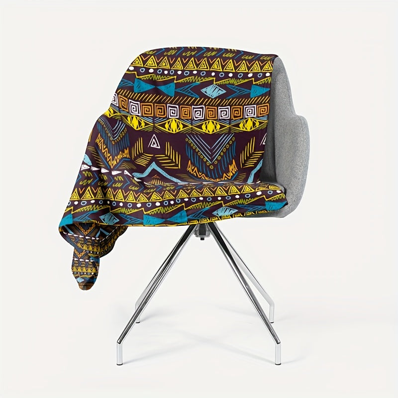 Bohemian Style Printed Blanket Soft And Warm Nap Blanket