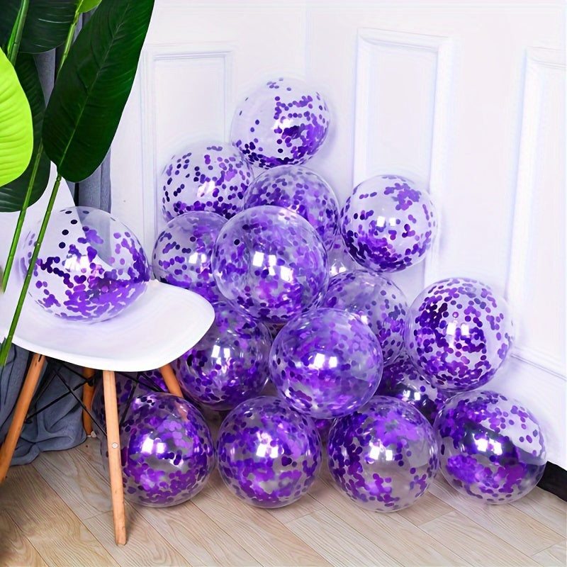 50pcs 30 48 Cm Sequin Balloon Birthday Party Adult Proposal Decoration