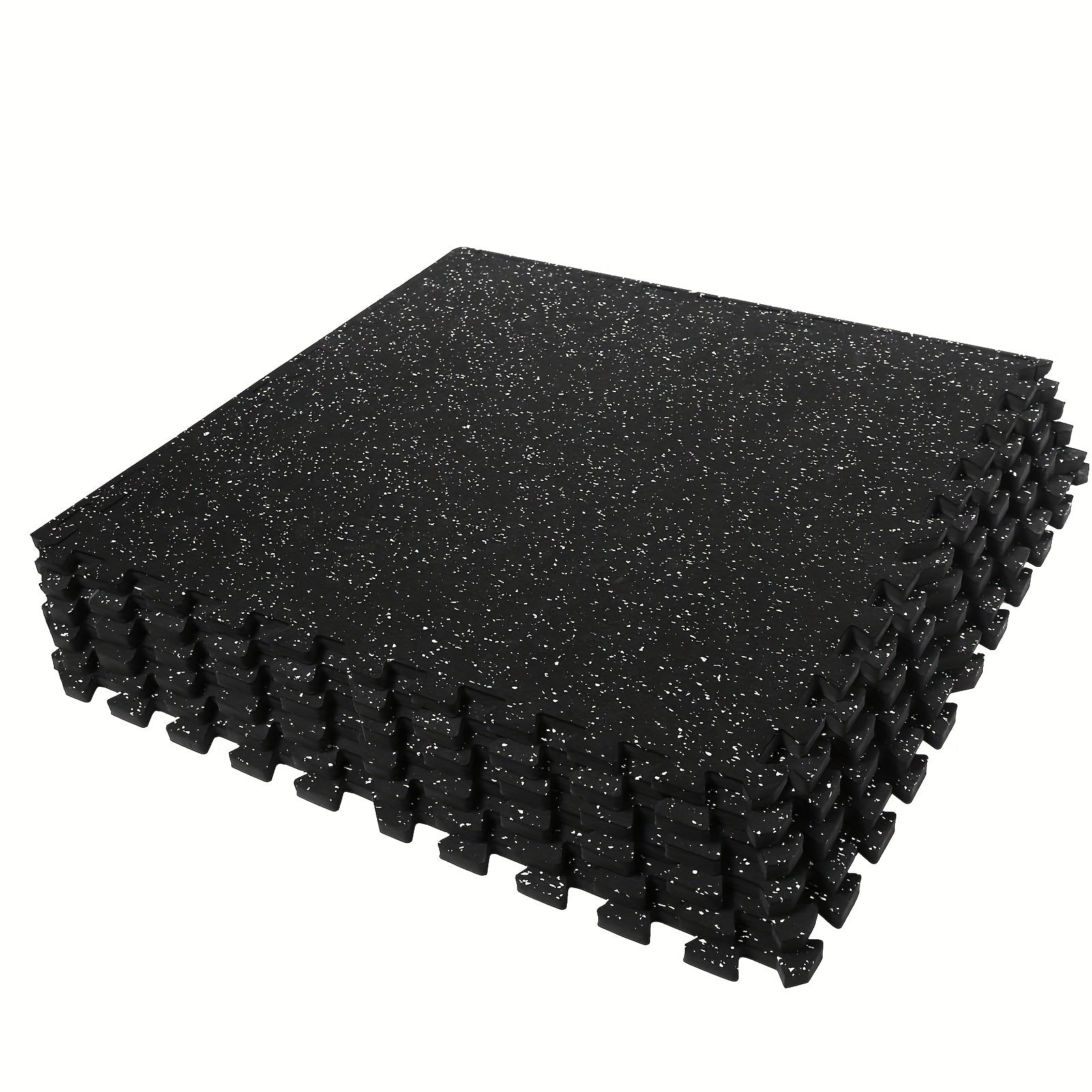 6pcs Fitness Floor Mat For Home & Gym Heavy Duty Rubber Top Rubber Floor Mats