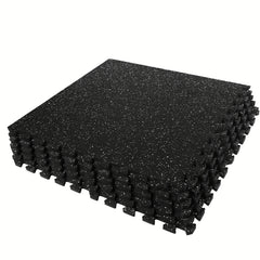 6pcs Fitness Floor Mat For Home & Gym Heavy Duty Rubber Top Rubber Floor Mats