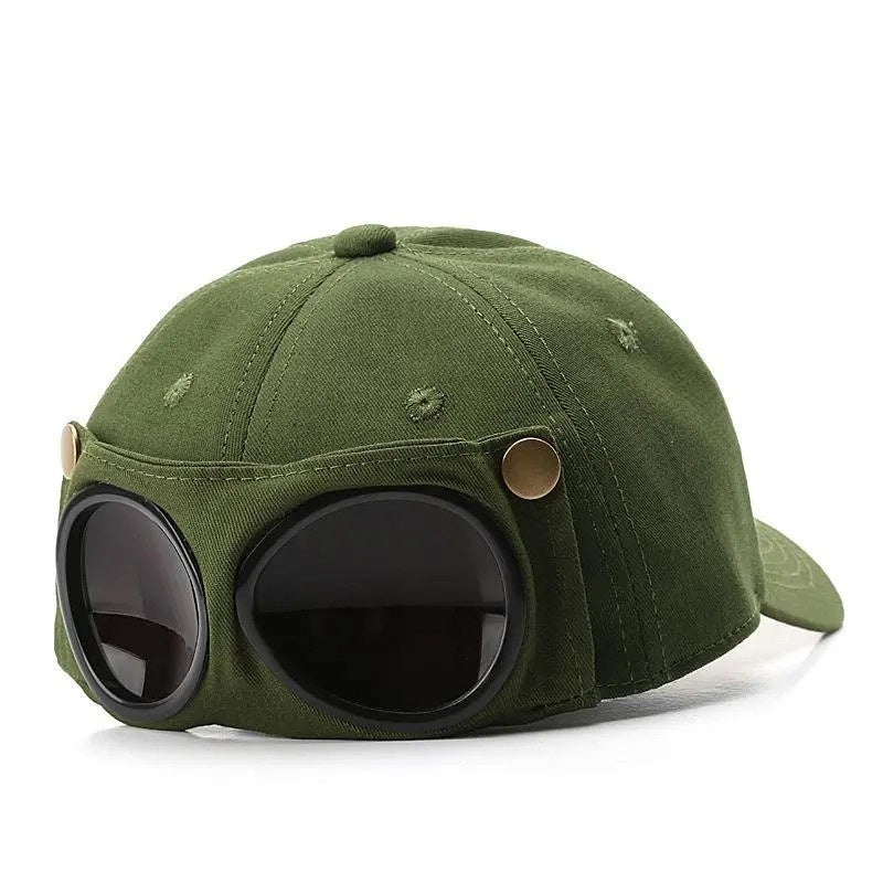 Aviator Sunglasses Baseball Cap Combo