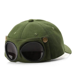 Aviator Sunglasses Baseball Cap Combo