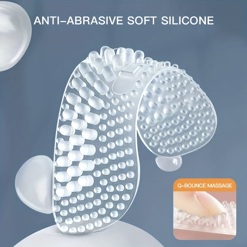 Silicone Heel Sticker Anti Wear Prevents Shoe Drop Large to Small Half Size Pad