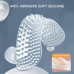 Silicone Heel Sticker Anti Wear Prevents Shoe Drop Large to Small Half Size Pad