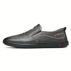 Men's Stitch Detail Loafer Shoes Comfy Slip On Shoes