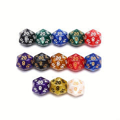 Durable Acrylic D20 Dice for Board Game