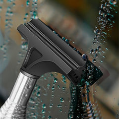 Car Rearview Mirror Wiper Telescopic Squeegee Cleaner Long Handle