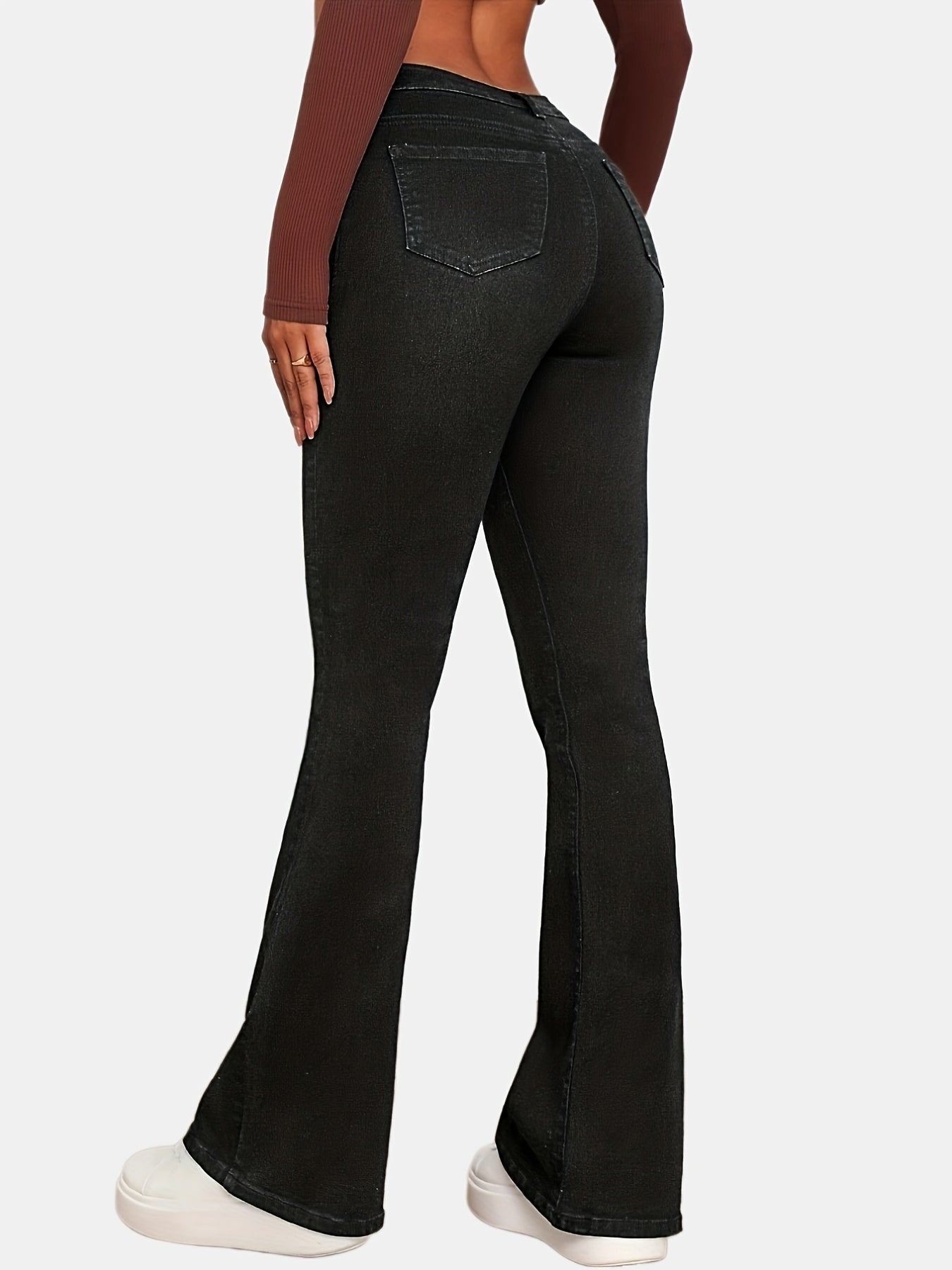 Curvy High Waist Bootcut Flare Jeans