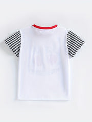 Fruit Print T shirt for Kids Summer Short-sleeve Top