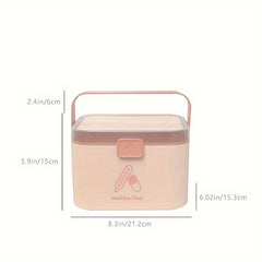 Household Small Medicine Box Foldable Large capacity