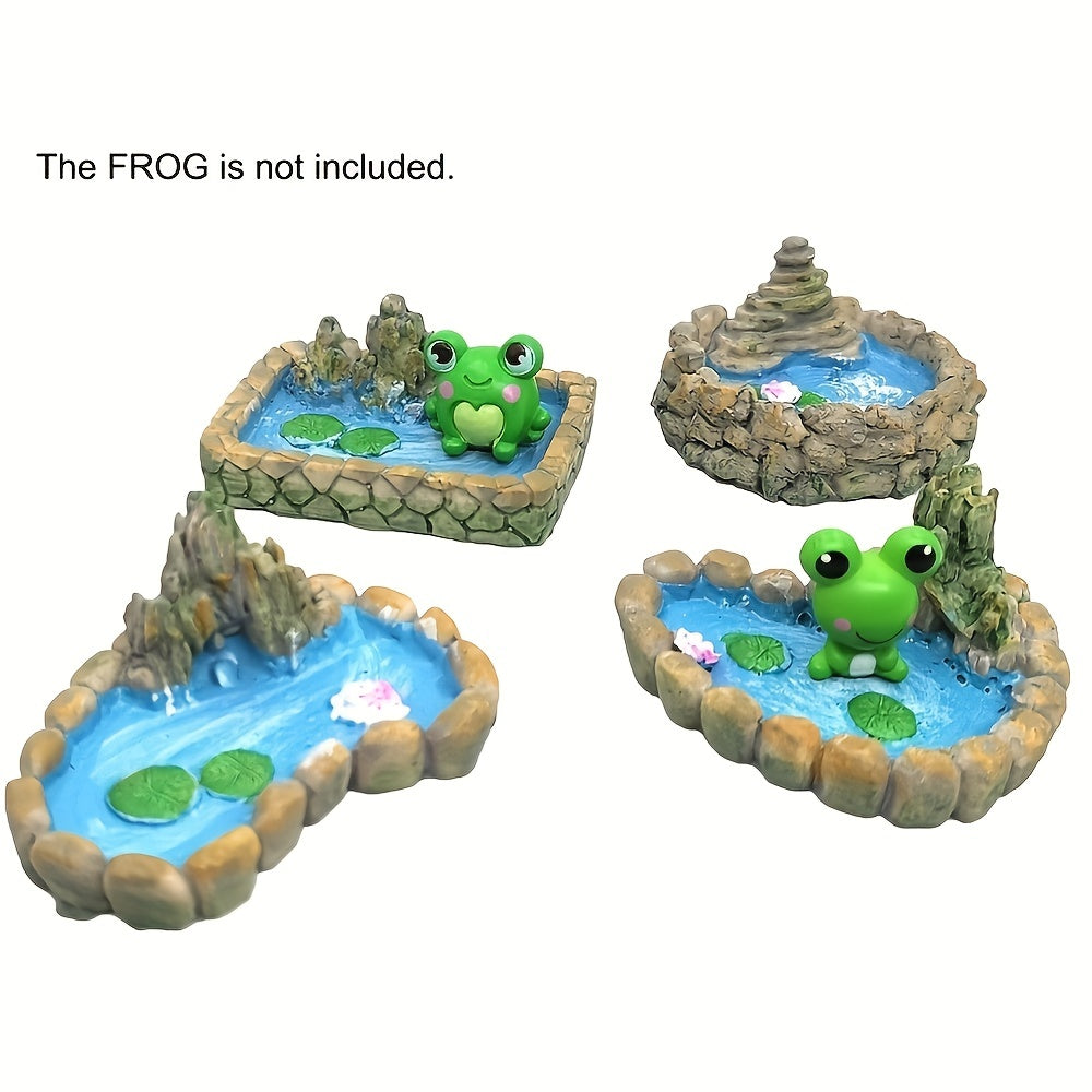 Fairy Tale Garden Mini Pond Decoration Set