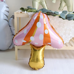 Forest Theme Birthday Mushrooms Balloons